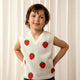 Mini Rodini - Strawberries Pullunder aus Bio-Baumwolle in Offwhite/Rot - 1.5-3 Jahre (92/98) - 7332754592733 - littlehipstar.com