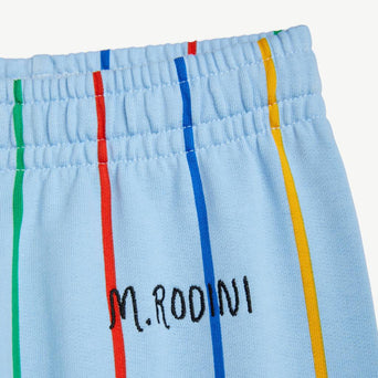 Mini Rodini - Stripe Jogginghose aus Bio-Baumwolle in Blau - 1.5-3 Jahre (92/98) - 7332754604399 - littlehipstar.com