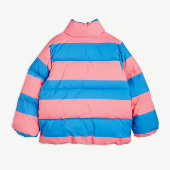 Mini Rodini - Stripe Winterjacke aus recyceltem Material in Pink - 3-5 Jahre (104/110) - 7332754619829 - littlehipstar.com