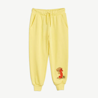 Mini Rodini - Unicorn Seahorse Jogginghose aus Bio-Baumwolle in Gelb - 1.5-3 Jahre (92/98) - 7332754604559 - littlehipstar.com