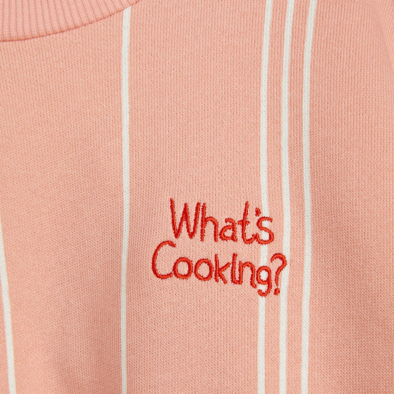 Mini Rodini - What´s Cooking Sweatshirt aus Bio-Baumwolle in Pink - 3-5 Jahre (104/110) - 7332754620849 - littlehipstar.com