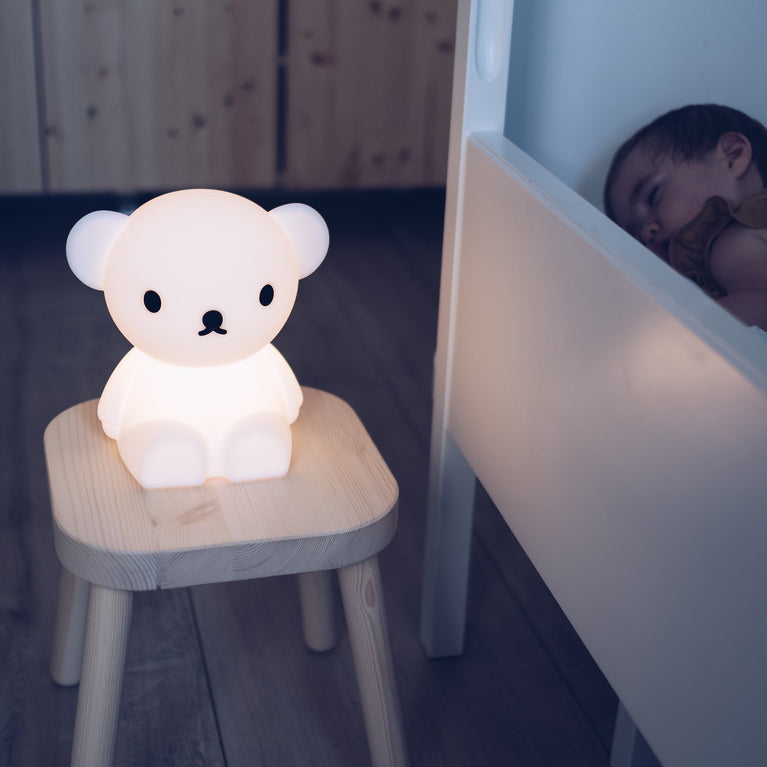Mr. Maria - Boris der Bär First Light LED-Lampe in Weiß - 8719327104620 - littlehipstar.com