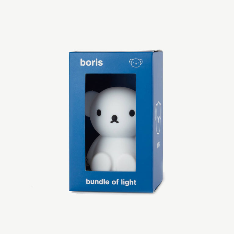 Boris der Bär Mini LED-Lampe in Weiß