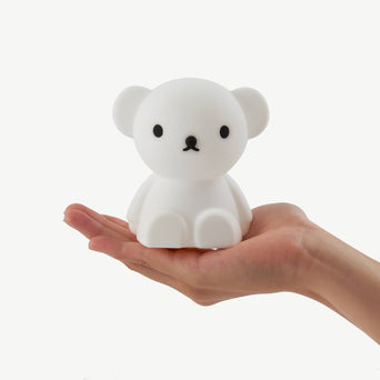 Boris der Bär Mini LED-Lampe in Weiß