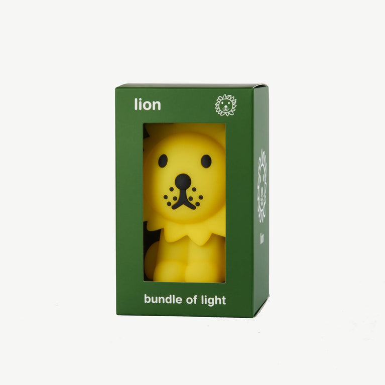 Mr. Maria - Lion der Löwe Mini LED-Lampe in Gelb - 8720165221400 - littlehipstar.com