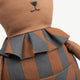 Nobodinoz - Majestic Bär Stofftier aus Baumwolle in Blue Brown Stripes - 8435574925213 - littlehipstar.com