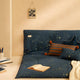 Nobodinoz - Majestic Kissen aus Baumwolle - Blue Brown Stripes - 8435574924773 - littlehipstar.com