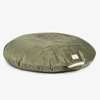 Nobodinoz - Savanna - Sahara Sitzkissen aus Samt - Olive Green - 8435574920645 - littlehipstar.com