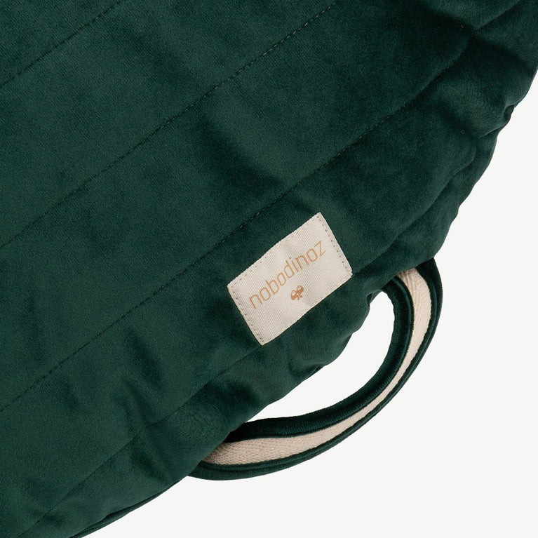 Nobodinoz - Savanna - Sahara Sitzkissen aus Samt - Olive Green - 8435574920645 - littlehipstar.com