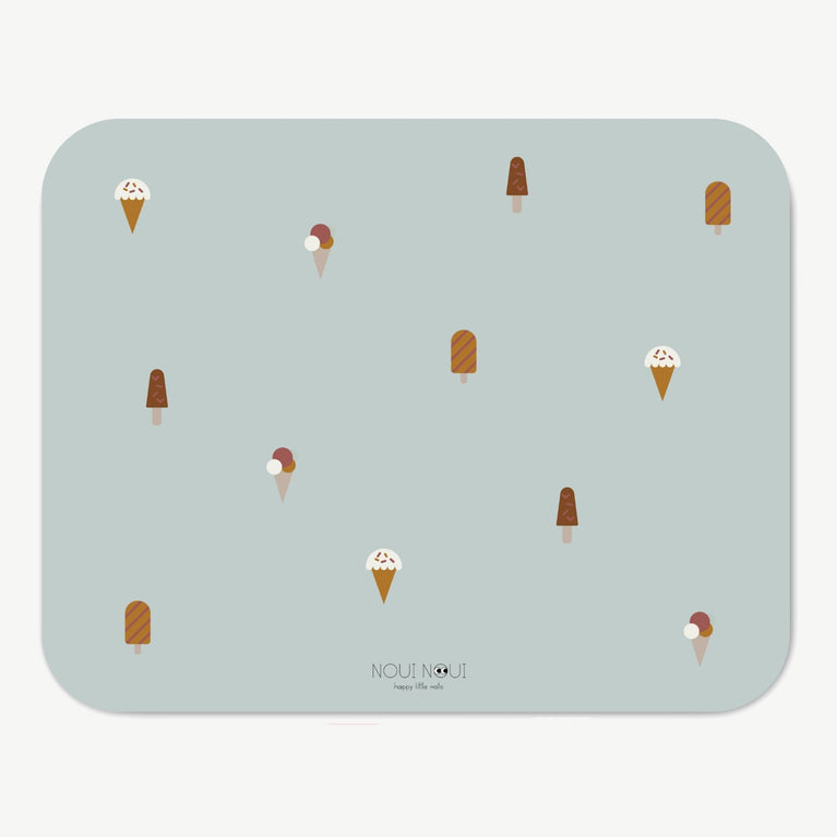 Noui Noui - Bodenmatte aus Vinyl - Ice Cream - Hellgrau - 4270000105277 - littlehipstar.com