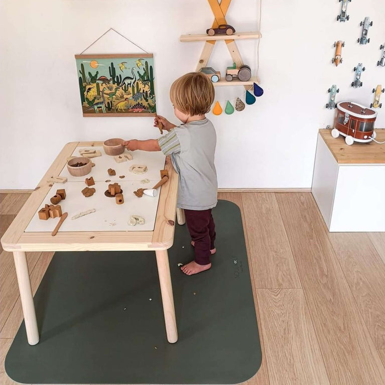 Noui Noui - Bodenmatte aus Vinyl - Unifarben - Cocoa - 4260686890470 - littlehipstar.com