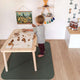 Noui Noui - Bodenmatte aus Vinyl - Unifarben - Cocoa - 4260686890470 - littlehipstar.com