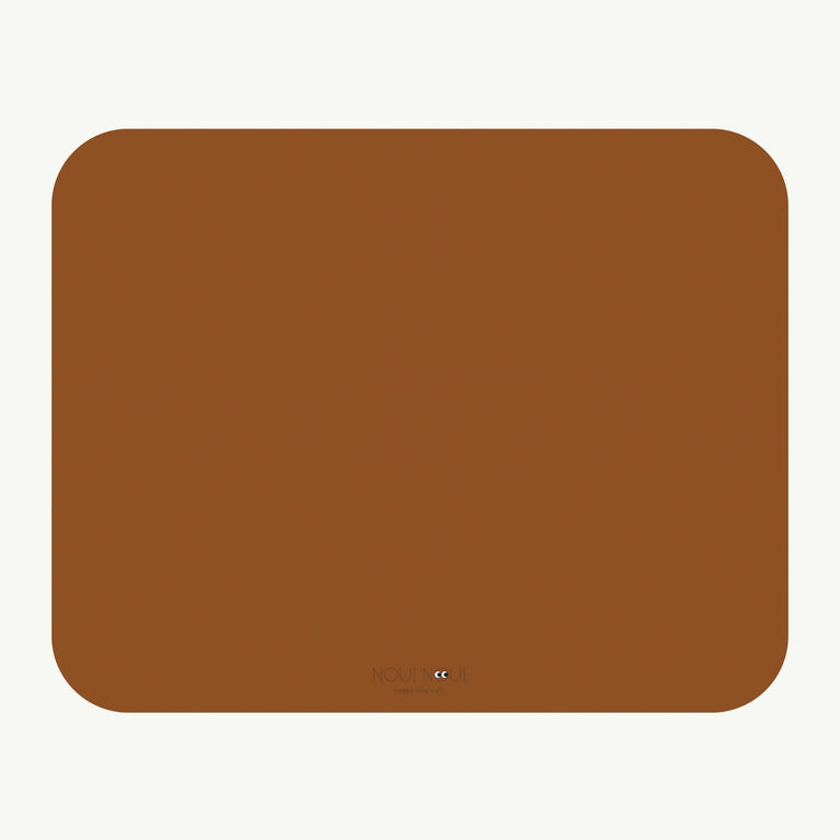 Noui Noui - Bodenmatte aus Vinyl - Unifarben - Nussbraun - 4270000105289 - littlehipstar.com