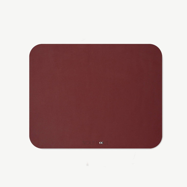 Noui Noui - Tischset aus Vinyl - Unifarben - Bourgogne - 4260686890197 - littlehipstar.com