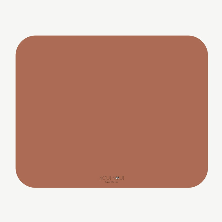 Noui Noui - Tischset aus Vinyl - Unifarben - Dusty Rusty - 4260686890418 - littlehipstar.com