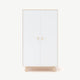Classic - Merlin Kleiderschrank aus Holz - (B)94 x (H)168 x (T)50 cm