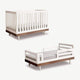 Classic - Umbausatz für Babybett in Weiß