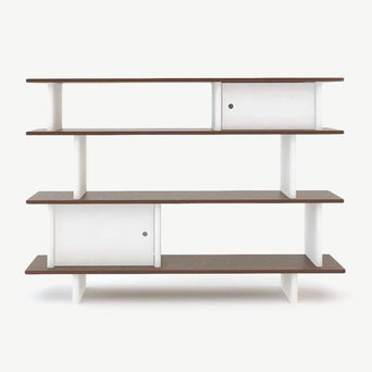 Oeuf - Mini Library Bücherregal aus Holz - (B)150 x (H)106,5 x (T)35,5 cm - Birke - 876051000715 - littlehipstar.com