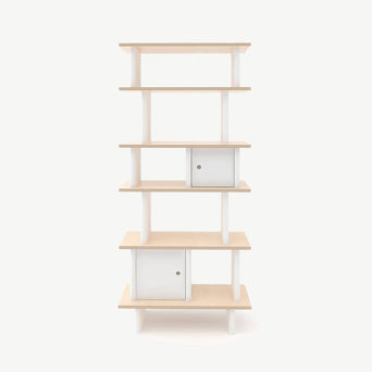 Oeuf - Mini Library Bücherregal aus Holz - (B)74,5 x (H)164 x (T)35,5 cm - Birke - 876051003044 - littlehipstar.com