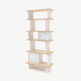 Oeuf - Mini Library Bücherregal aus Holz - (B)74,5 x (H)164 x (T)35,5 cm - Birke - 876051003044 - littlehipstar.com