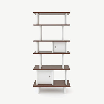 Oeuf - Mini Library Bücherregal aus Holz - (B)74,5 x (H)164 x (T)35,5 cm - Birke - 876051003044 - littlehipstar.com