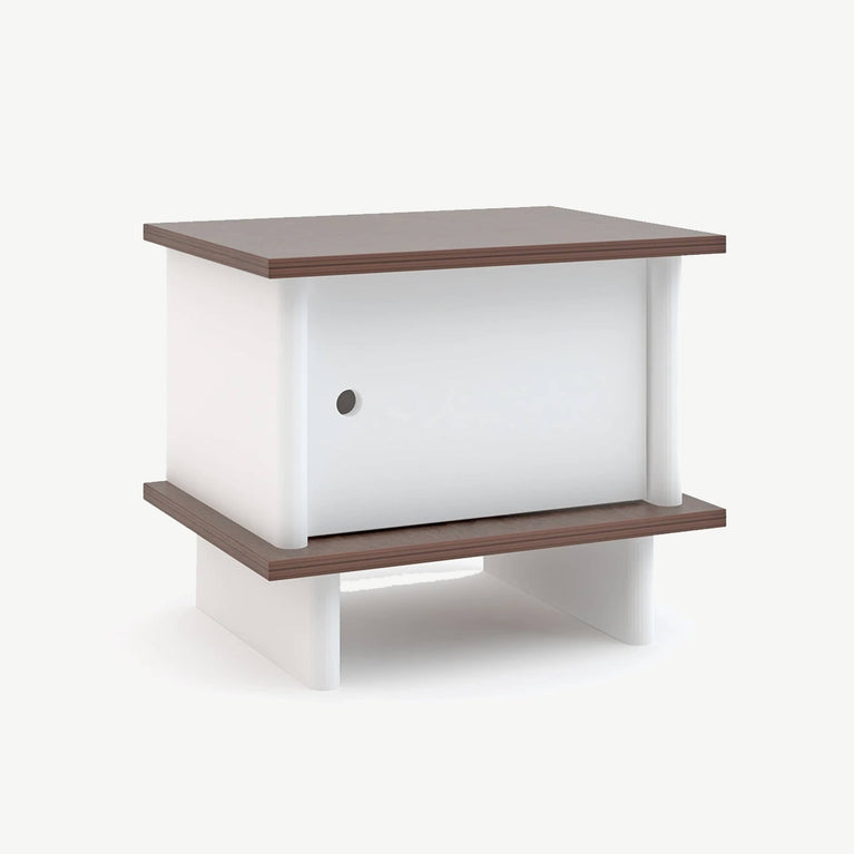 Oeuf - ML Nachttisch aus Holz - (B)48,25 x (H)40,5 x (T)35,5 cm - Walnuss - 876051003112 - littlehipstar.com