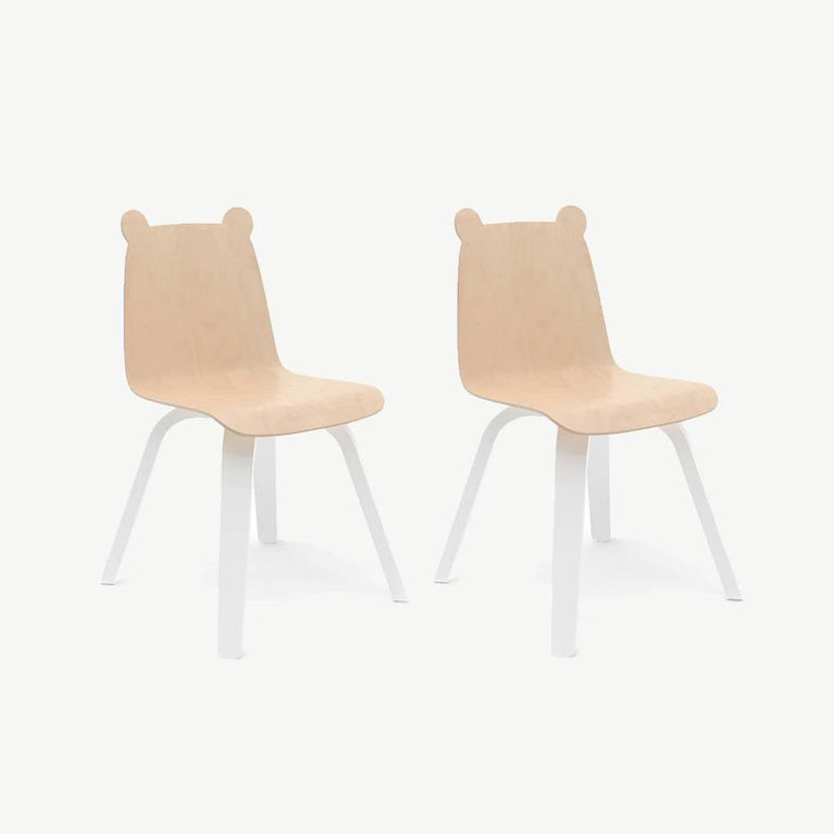 Oeuf - Play Bär Kinderstühle aus Holz - 2er-Set - (B)33 x (H)61 x (T)25,5 cm - Birke - 876051001989 - littlehipstar.com