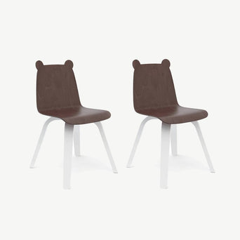 Oeuf - Play Bär Kinderstühle aus Holz - 2er-Set - (B)33 x (H)61 x (T)25,5 cm - Birke - 876051001989 - littlehipstar.com