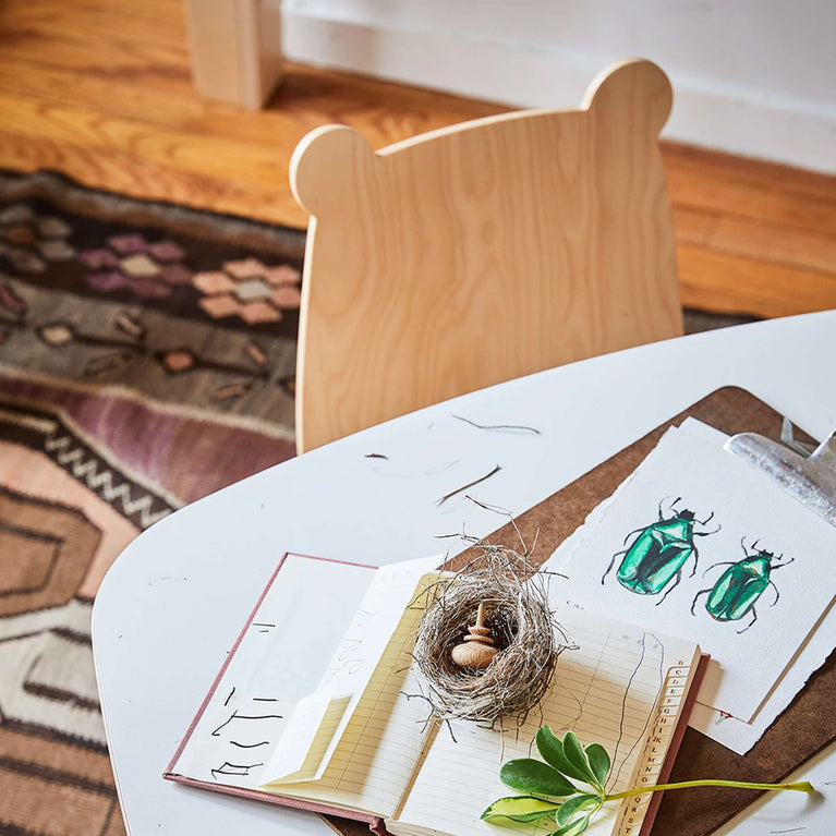 Oeuf - Play Bär Kinderstühle aus Holz - 2er-Set - (B)33 x (H)61 x (T)25,5 cm - Birke - 876051001989 - littlehipstar.com