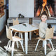 Oeuf - Play Kindertisch aus Holz in Weiß - (B)84,4 x (H)46,3 x (T)69,2 cm - 876051001972 - littlehipstar.com