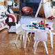 Oeuf - Play Kindertisch aus Holz in Weiß - (B)84,4 x (H)46,3 x (T)69,2 cm - 876051001972 - littlehipstar.com