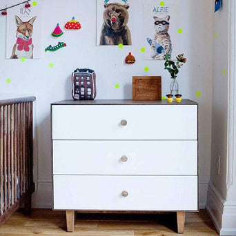 Oeuf - Rhea - Merlin Kommode aus Holz - (B)94 x (H)84,5 x (T)50 cm - Birke - 876051001477 - littlehipstar.com