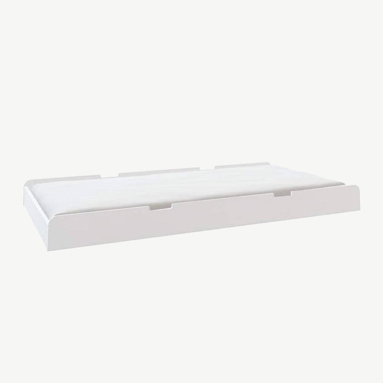 Oeuf - River - Trundle Rollbett aus Holz in Weiß - 90 x 190 cm - 876051003181 - littlehipstar.com