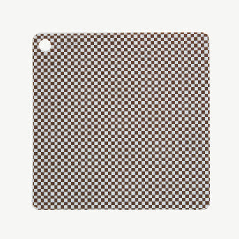 Checker Karierte Tischsets aus Silikon - 2er-Set