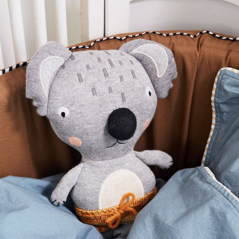 OYOY - Darling Kissen - Baby Anton Koala in Grau - 5712195009816 - littlehipstar.com