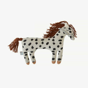 Darling Kissen - Little Pelle Pony in Offwhite/ Schwarz