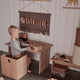 OYOY - Leo Larva Wandteppich aus Wollmix in Altrosa - 5712195030209 - littlehipstar.com