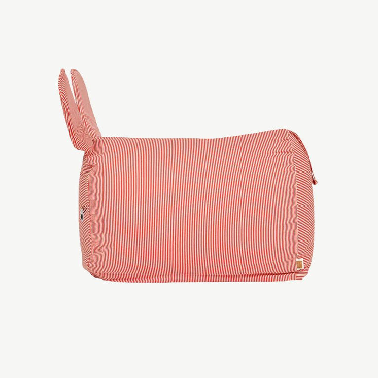 OYOY - Rosy Rabbit Sitzkissen aus Baumwolle in Rot - 5712195062811 - littlehipstar.com