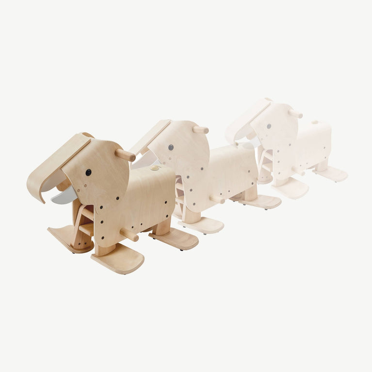 PlanToys - Schaukeltier Gehender Elefant aus Holz - 8854740035035 - littlehipstar.com