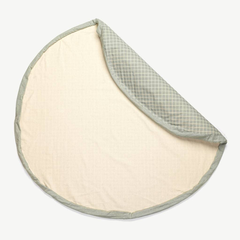 Play & Go - 2-in-1 Aufbewahrungsbeutel - Grid - Meadow Green - 4897095301534 - littlehipstar.com