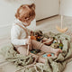 Play & Go - 2-in-1 Aufbewahrungsbeutel - Grid - Dusty Blue - 4897095301565 - littlehipstar.com
