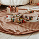 Play & Go - 2-in-1 Aufbewahrungsbeutel - Grid - Dusty Blue - 4897095301565 - littlehipstar.com