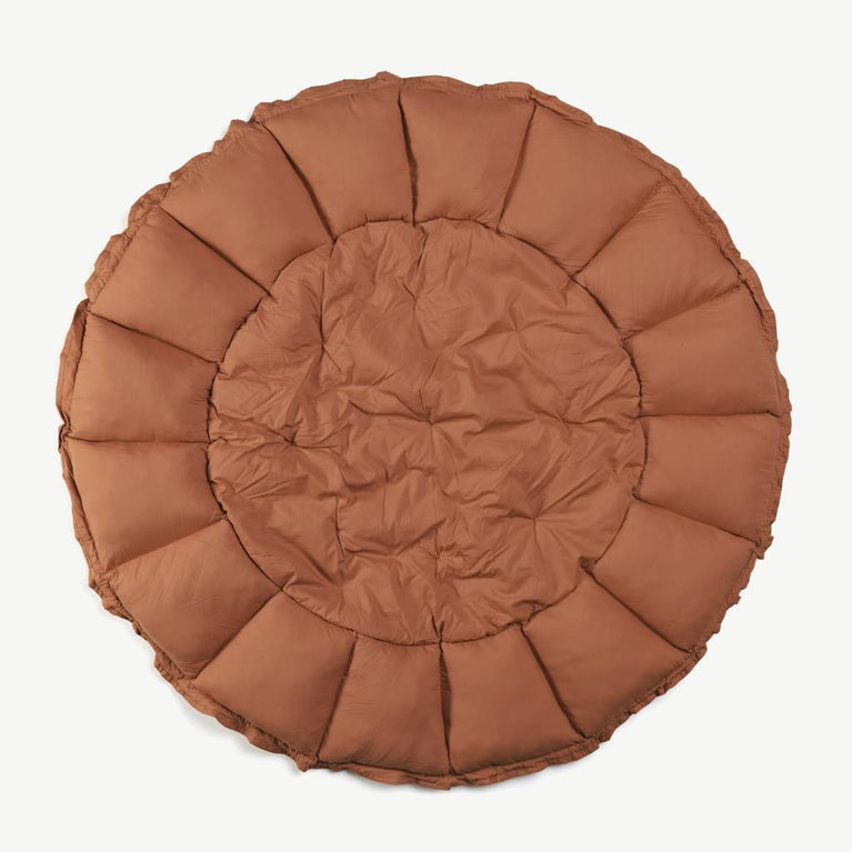 Play & Go - 3-in-1 Bloom Spielmatte Babynest aus Bio-Baumwolle - Tawny Brown - 4897095301589 - littlehipstar.com