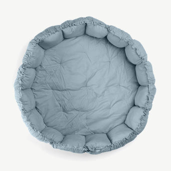 3-in-1 Bloom Spielmatte Babynest aus Bio-Baumwolle