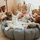 Play & Go - 3-in-1 Bloom Spielmatte Babynest aus Bio-Baumwolle - Dusty Blue - 4897095301596 - littlehipstar.com