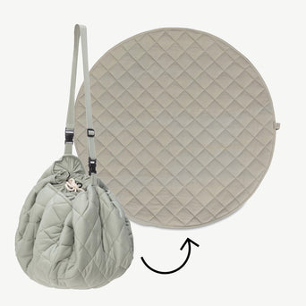 Play & Go - 3-in-1 Organic Soft Collection Aufbewahrungsbeutel aus Bio-Baumwolle - Dusty Blue - 4897095301329 - littlehipstar.com