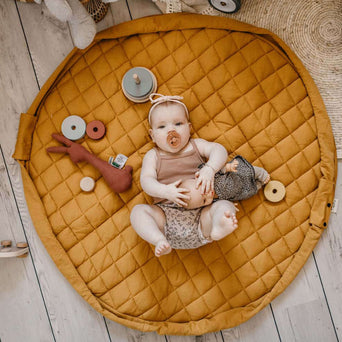 Play & Go - 3-in-1 Organic Soft Collection Aufbewahrungsbeutel aus Bio-Baumwolle - Dusty Blue - 4897095301329 - littlehipstar.com