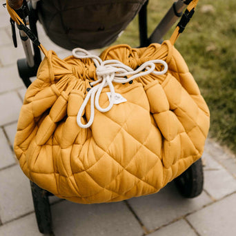 Play & Go - 3-in-1 Organic Soft Collection Aufbewahrungsbeutel aus Bio-Baumwolle - Dusty Blue - 4897095301329 - littlehipstar.com
