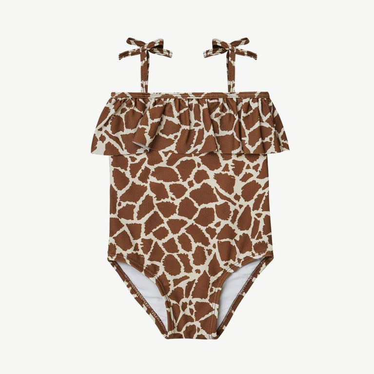 Rylee + Cru - Giraffe Spots Badeanzug in Braun - 18-24 Monate - 785708401969 - littlehipstar.com