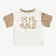 Rylee + Cru - It's all good T-Shirt aus Baumwolle in Creme/Beige - 12-18 Monate - 785708418714 - littlehipstar.com